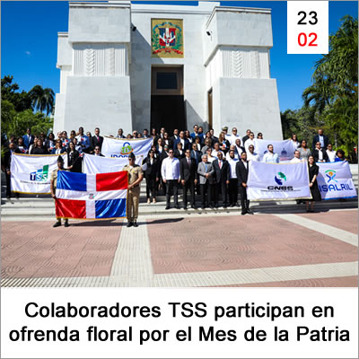 Colaboradores Tss Participan En Ofrenda Floral Por El Mes De La Patria