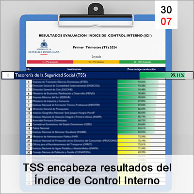 Tss Encabeza Resultados Del Indice De Control Interno